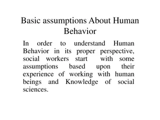 Key Assumptions About Human Behavior for Social Workers