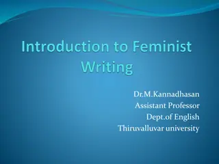 Exploring Feminist Writing: Analyzing Gender Roles and Equality