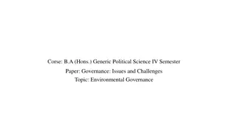 Human-Environment Interaction: Environmental Determinism vs. Possibilism