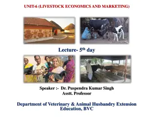Understanding Livestock Economics and Marketing: Theories and Concepts