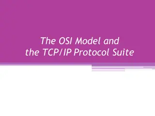 OSI Model and TCP/IP Protocol Suite