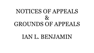 Rights of Appeal in Legal Proceedings