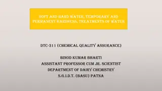 Water Hardness and Treatment Methods