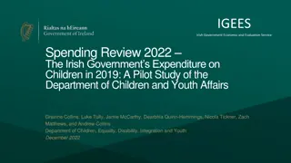 Irish Government Children Expenditure Study 2019