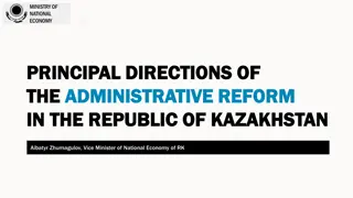 Strategic Planning and Development Initiatives in the Republic of Kazakhstan