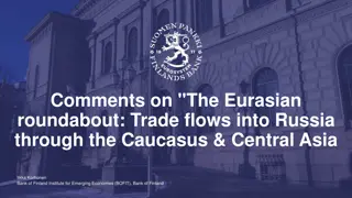 Analysis of Trade Flows in the Eurasian Region