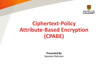 Understanding Ciphertext Policy Attribute Based Encryption (CPABE)