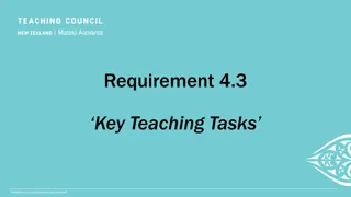 Key Teaching Tasks and Partnerships in Assessment Framework