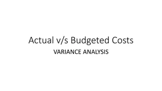 Standard Costing: Understanding Variances in Actual vs. Budgeted Costs