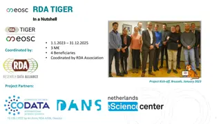 RDA TIGER - Internationalization Support for Research Data Alliance Working Groups