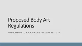 Proposed Amendments to Body Art Regulations in Kansas