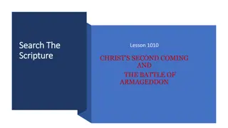Christ's Second Coming and the Battle of Armageddon in the Book of Revelation