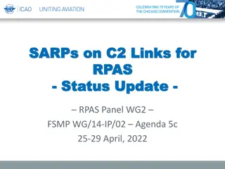 Development of C2 Link SARPs for RPAS Operations