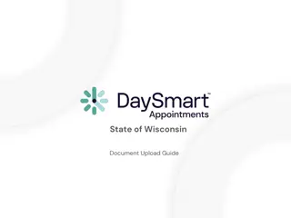 State of Wisconsin Document Upload and Appointment Scheduling Guide