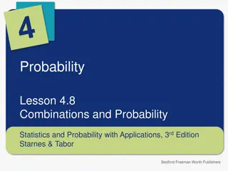 Understanding Combinations and Probability in Statistics