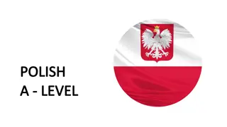 Explore the Benefits of Studying A-Level Polish
