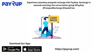 Instant Postpaid Recharge at Your Fingertips with payRup