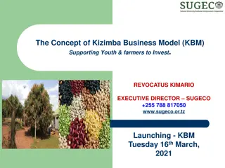 Empowering Youth and Farmers through Kizimba Business Model (KBM)