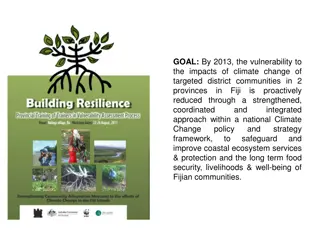 Enhancing Climate Resilience in Fiji Through Ecosystem Protection and Community Engagement