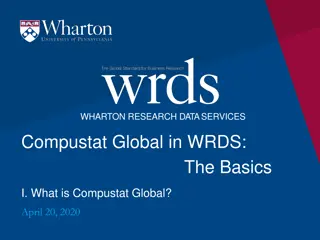 Compustat Global in WRDS: Key Insights and Data Overview