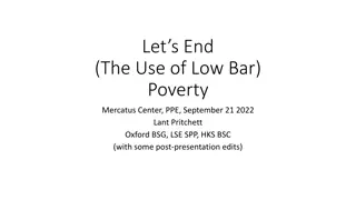 Rethinking Poverty Analysis: Moving Beyond Low-Bar Metrics