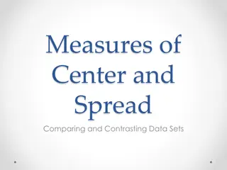 Understanding Measures of Center and Spread in Data Analysis