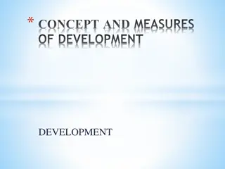 Economic Development: Concepts and Measures