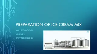 Comprehensive Guide to Ice Cream Mix Preparation in Dairy Technology