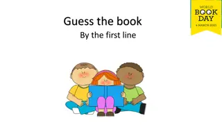 Classic Children's Books First Line Guessing Game