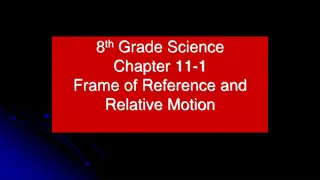 Understanding Motion: Frames of Reference and Relative Motion