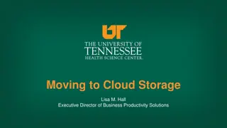 Transitioning to Cloud Storage Strategy