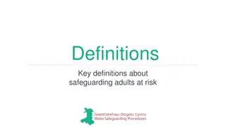 Safeguarding Adults at Risk