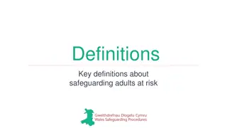 Understanding Safeguarding Adults at Risk