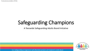 Teeswide Safeguarding Champions Initiative Overview