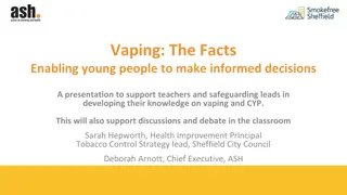 Vaping Among Young People: Facts and Figures