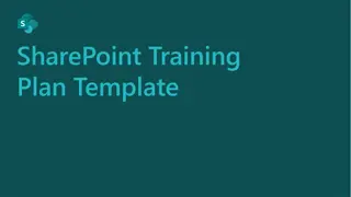 Comprehensive SharePoint Training Approach for Diverse Audiences