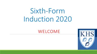 Sixth Form Induction 2020: Welcome and Preparation Tips