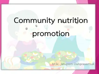 Community Nutrition Promotion: Consulting Process and Relationship Building