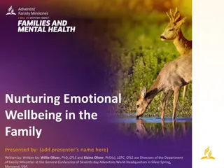 Nurturing Emotional Wellbeing in the Family Seminar