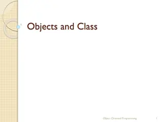 Object-Oriented Programming Concepts