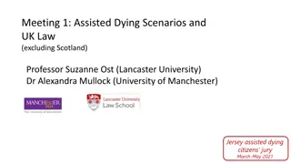 Assisted Dying Scenarios and UK Law Overview