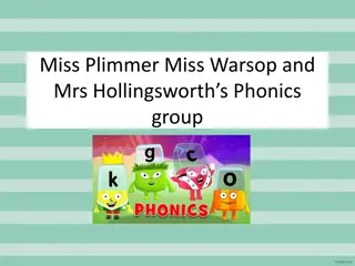 Phonics Group Activities for Syllables Learning