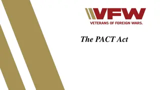 The PACT Act and Its Impact on Veterans