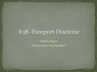 The Freeport Doctrine and Stephen Douglas: A Historical Overview