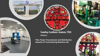 Power Transmission and Distribution Network of Tunnel Boring Machine Site