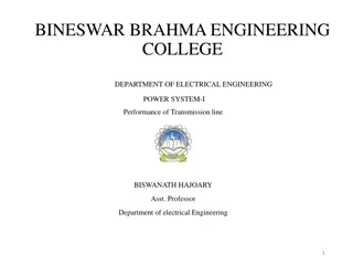 Performance of Transmission Lines in Electrical Engineering