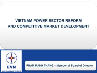 Overview of Vietnam Energy Sector Reform and Market Development