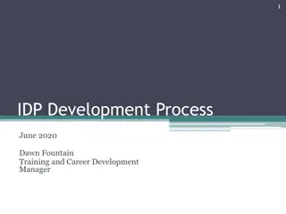 Individual Development Plans (IDP) in the Workplace