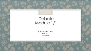 Comprehensive Guide to Debates in Educational Settings