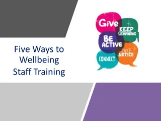 Enhancing Wellbeing: The Five Ways Framework